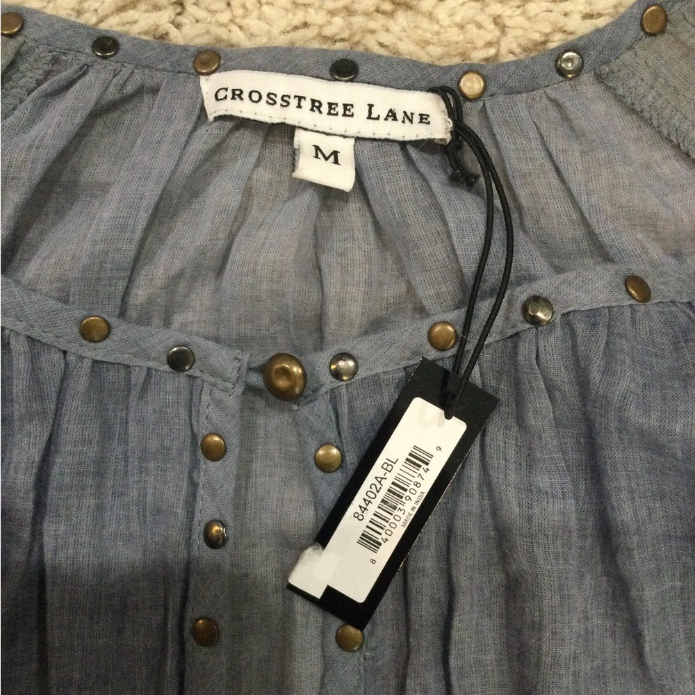 Crosstree lane peasant blouse M